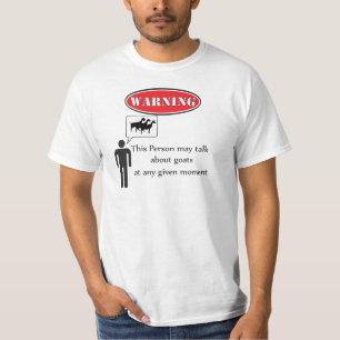 T-shirt Avertissement drôle de chèvre