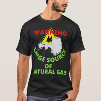 T-shirt avertissement grande source de gaz naturel 16