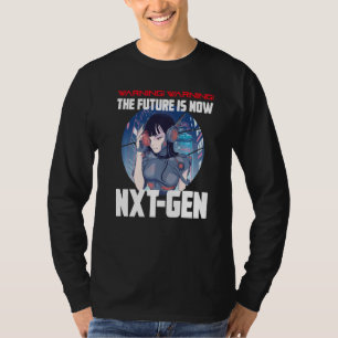 T-shirt Avertissement Le Futur Est Maintenant Mécanisme Cy