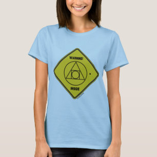 T-shirt Avertissement ! Lieu externe d'identité à
