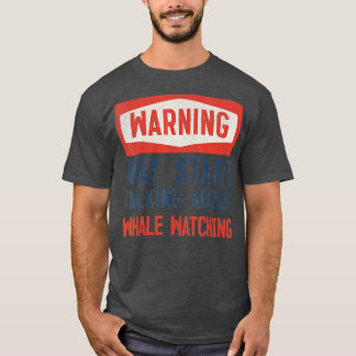 T-shirt Avertissement peut commencer à parler de l'observa