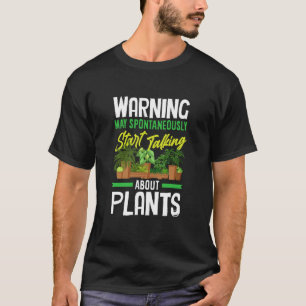 T-shirt Avertissement Peut Commencer à Parler Spontanément