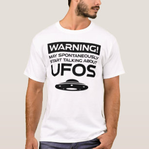 T-shirt Avertissement Peut Commencer Spontanément À Parler