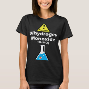 T-shirt Avertissement peut contenir DHMO Enseignant Scienc