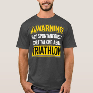 T-shirt Avertissement peut spontanément commencer à parler