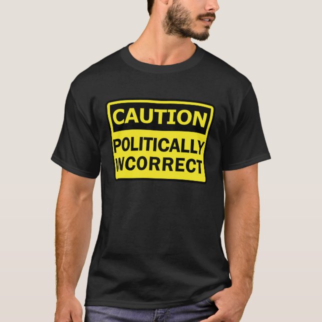 T-shirt Avertissement Politique Faux Pas de filtre Signal  (Devant)