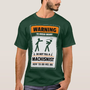 T-shirt Avertissement Pour éviter une blessure Ne pas dire