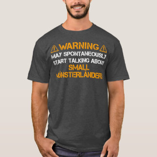 T-shirt Avertissement pour petit serveur