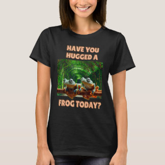 T-shirt Avez-vous serré la grenouille à l'orteil orange mi