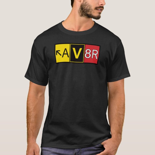T-shirt Aviateur - AV8R - (Devant)