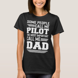 T-shirt Aviateur Certaines Personnes M'Appelent Pilote Avi