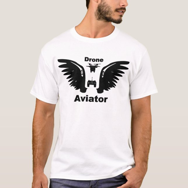 T-shirt Aviateur de drone (Devant)