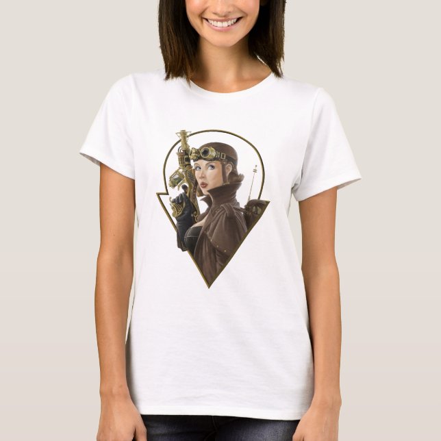 T-shirt Aviateur de Steampunk (Devant)