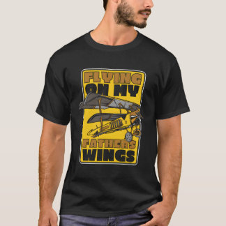 T-shirt Aviateur Père Avion Avion Avion Avion Avion Pilo