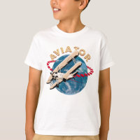 Aviateur voyageant dans le monde