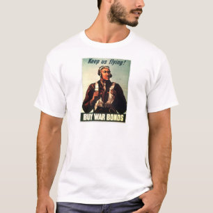 T-shirt Aviateurs de Tuskegee, Guerre-lien rouge de queue