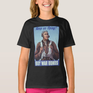 T-shirt Aviateurs noirs : Service militaire de combat de 2