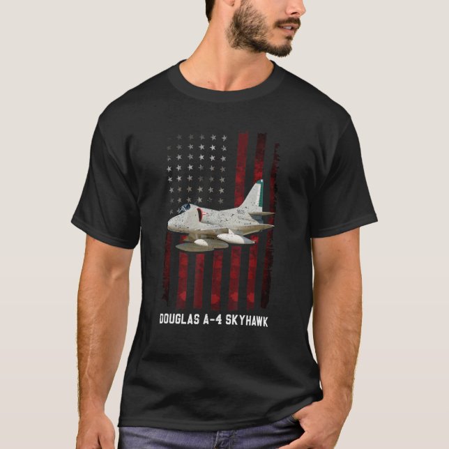 T-shirt Avion A4 Douglas un pilote 4 skyhawk un skyhawk 4e (Devant)