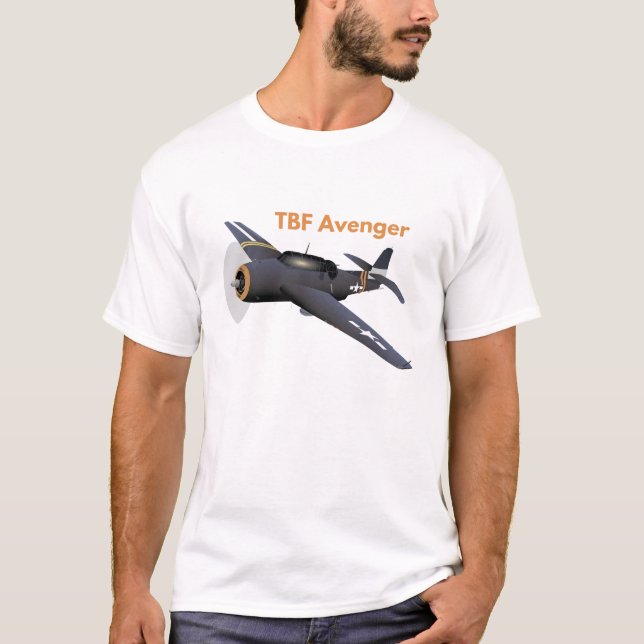 T-shirt Avion américain 2ÈME GUERRE MONDIALE (Devant)