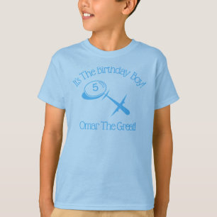 T-shirt Avion bleu Personnalisé Anniversaire