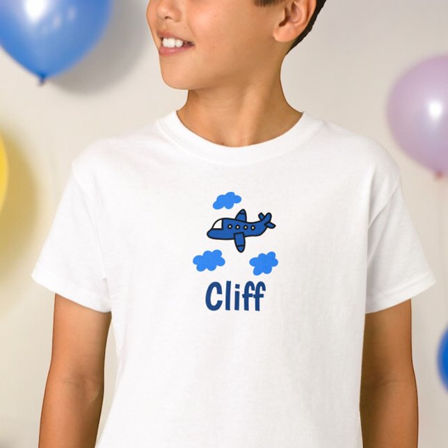 T-shirt Avion dans les nuages Personnalisé (Créateur téléchargé)