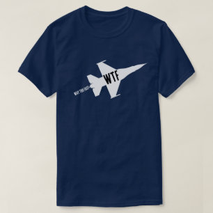 T-shirt Avion de chasse à réaction, Simple, Aviation, Témo