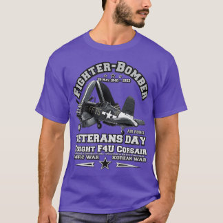 T-shirt Avion de chasse américain F4U CORSAIR