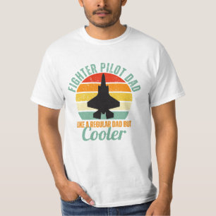T-shirt Avion de chasse rétro père F-35
