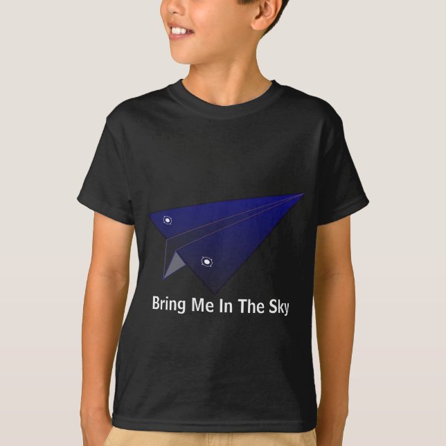 T-shirt Avion de papier (Devant)
