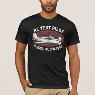 T-shirt Avion de télécommande de pilote de ligne RC Avio
