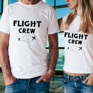 T-shirt Avion d'équipage de conduite volant Vacances moder