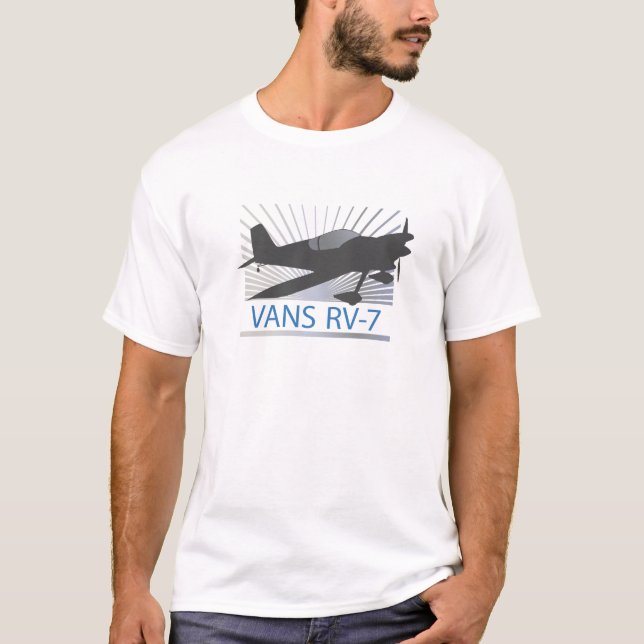T-shirt Avion des fourgons RV-7 (Devant)