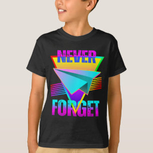 T-shirt Avion en Papier À Ne Jamais Oublier