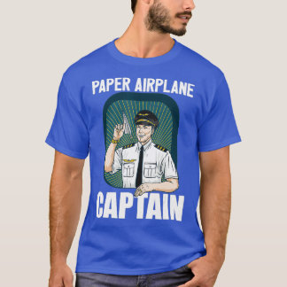 T-shirt Avion en papier Capitaine Plieur en papier Plieur 