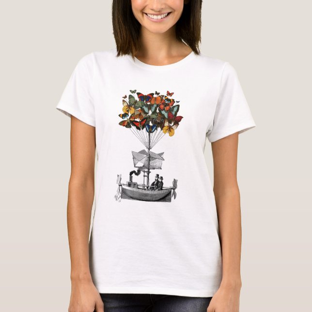 T-shirt Avion papillon (Devant)