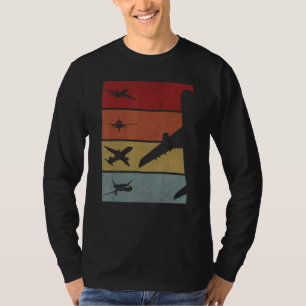T-shirt Avion Pilote Avions Hommes