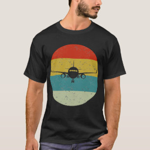 T-shirt avion rétro vintage