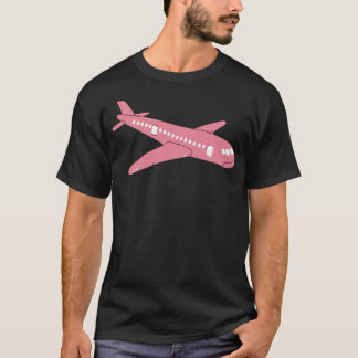 T-shirt Avion rose