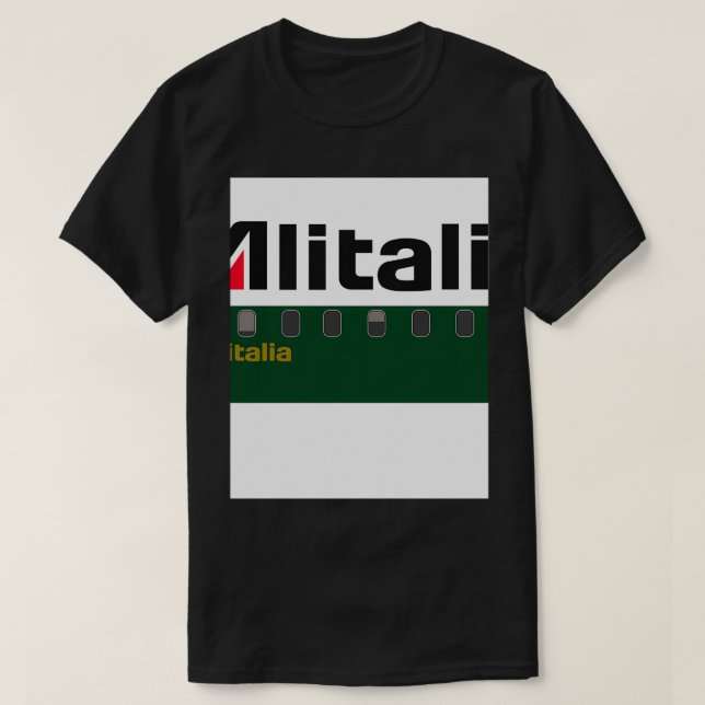 T-shirt Avion s Alitalia (Design devant)