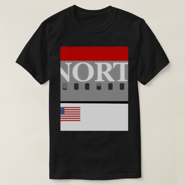 T-shirt Avion s Northwest Airlines (Design devant)