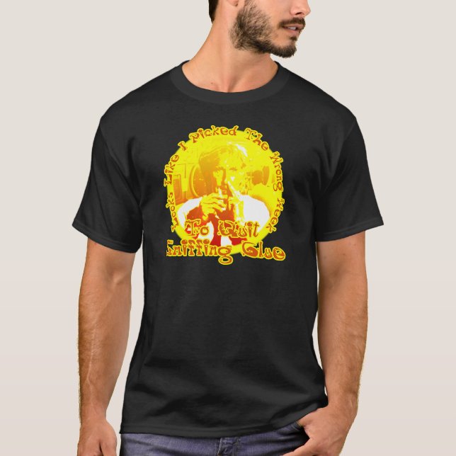 T-shirt Avion stoppé reniflant la colle (Devant)