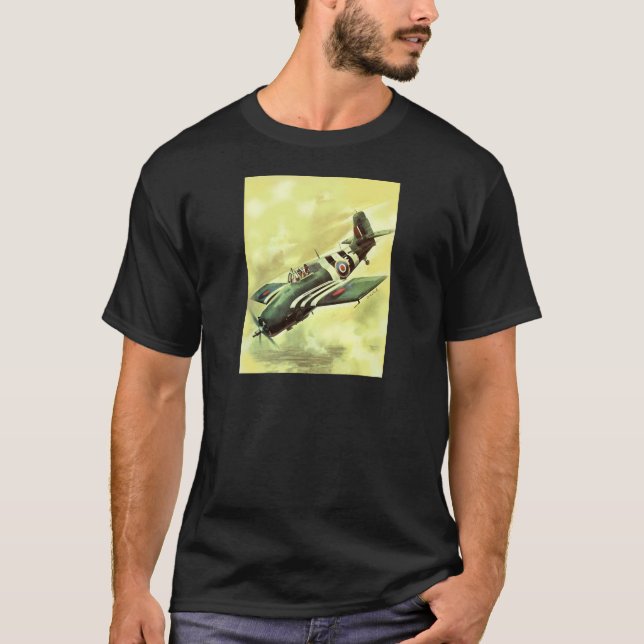 T-shirt Avion vintage (Devant)