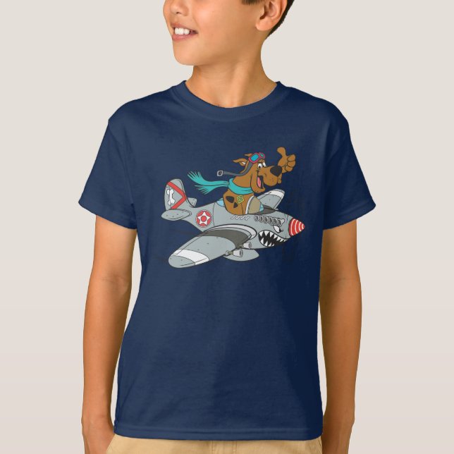 T-shirt Avion volant Scooby-Doo (Devant)