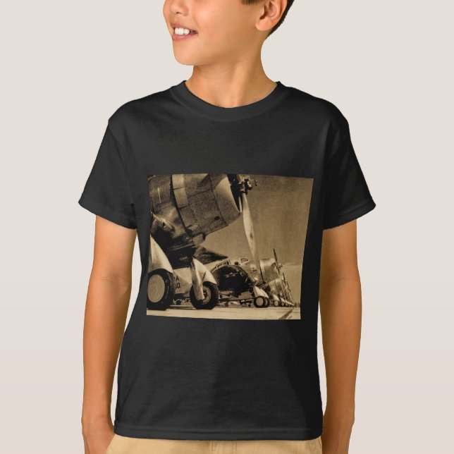 T-shirt Avions courageux de bombardier de SBD de Douglas (Devant)