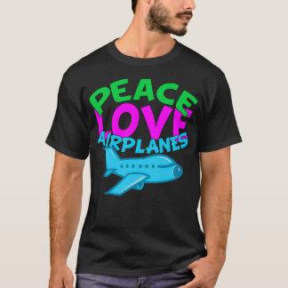 T-shirt Avions Peace Love