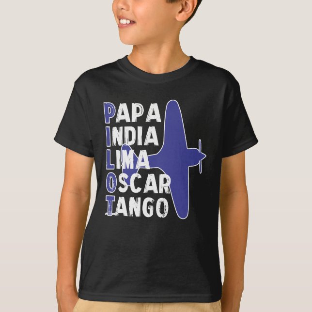 T-shirt Avions plats pilotes de vol d'avion (Devant)