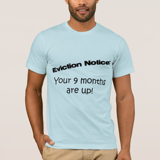 T-shirt Avis d'expulsion (Devant)