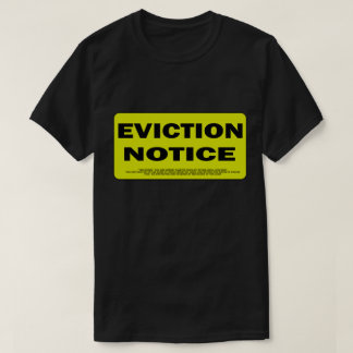 T-shirt avis d'expulsion pour l'ennemi t