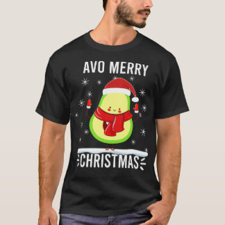 T-shirt Avo Joyeux Noël mignon Avocado