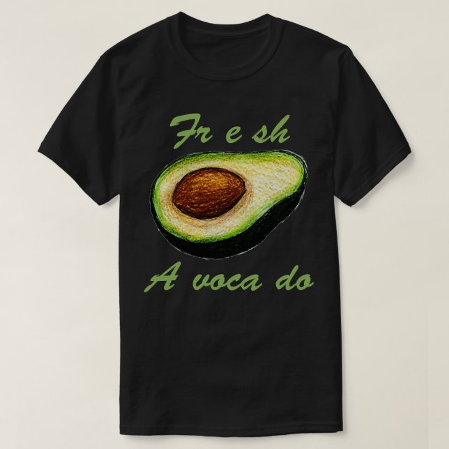 T-shirt Avocado 3 frais (Design devant)